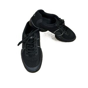 Bloch Women's Troupe S0598L Black Split Sole Dance Shoes Sneakers 8.5 NWOT